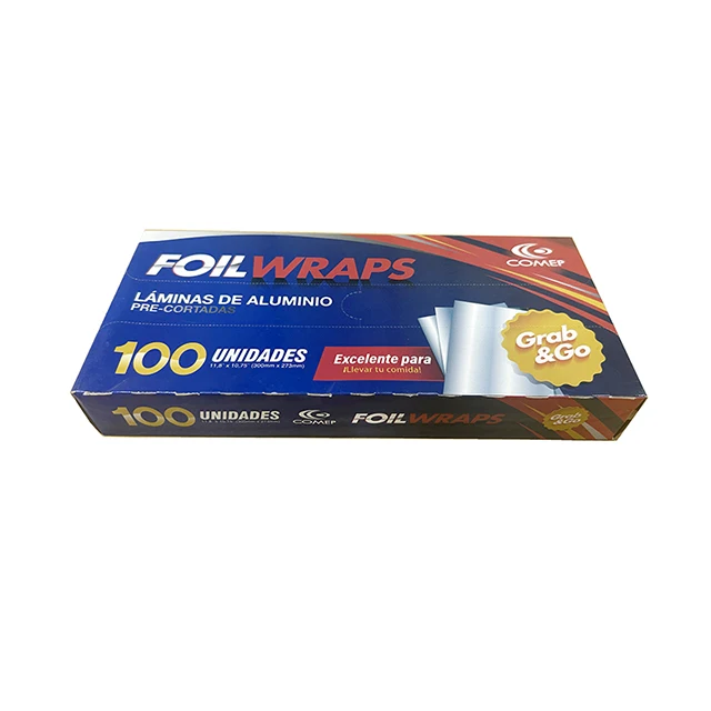 China Low Price Factory Thick Foil Sheets Embossed Pre-cut Sheets