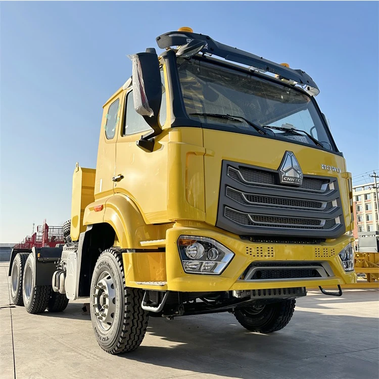Прямая продажа SINOTRUK HOWO N7 400 л.с. Euro 2 10-колесный тягач 6x4 Тяжелая Weichai двигатель задняя камера