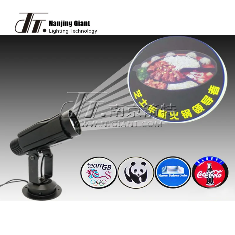 Economical logo light GLG-00 12w rotating ultra short throw gobo projector