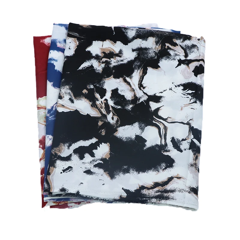 High quality plain satin fabric spot camouflage style polyester clothing