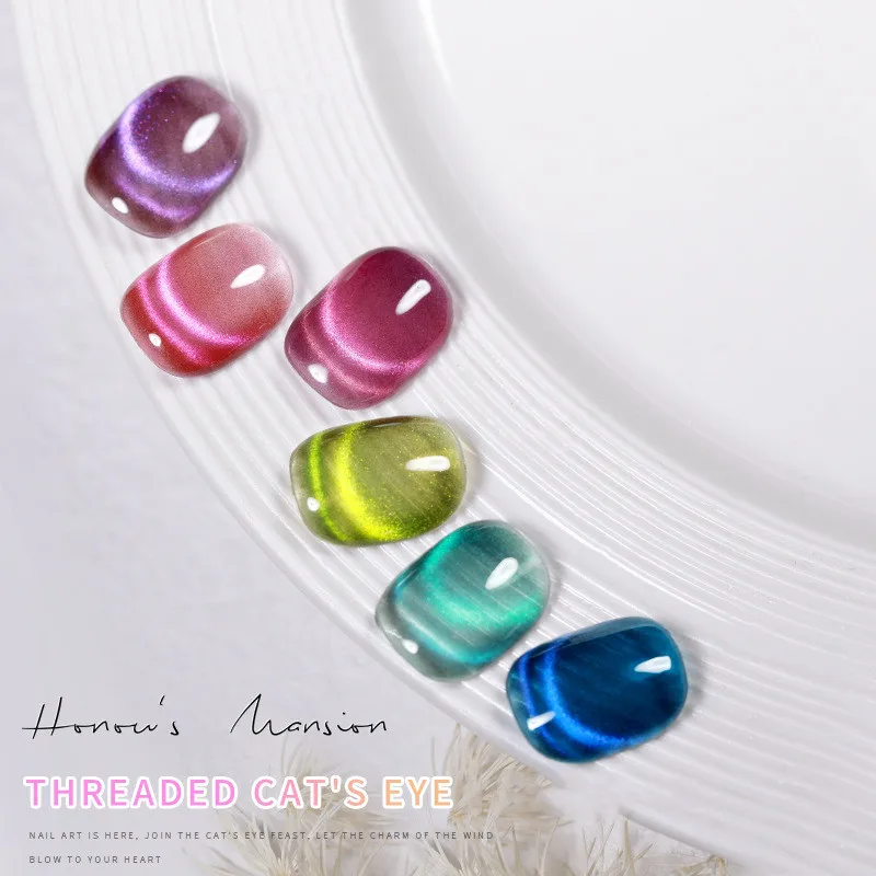 High quality cat eye gel long laser Diamond Crystal Cat Eye Gel Polish for nails