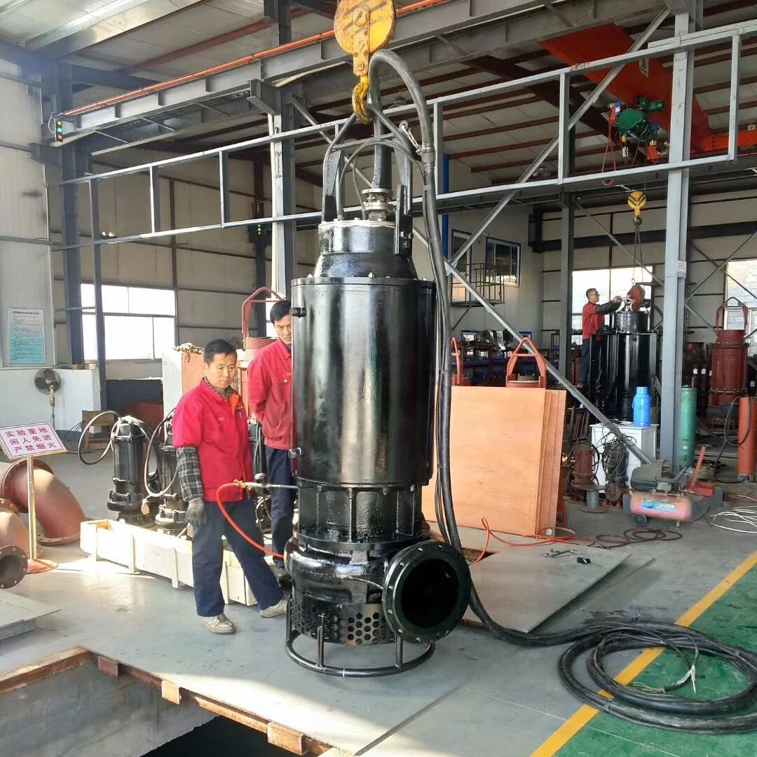 Submersible slurry pump for high chromium alloy large flow sand pumping ship sand dredging pump excavator