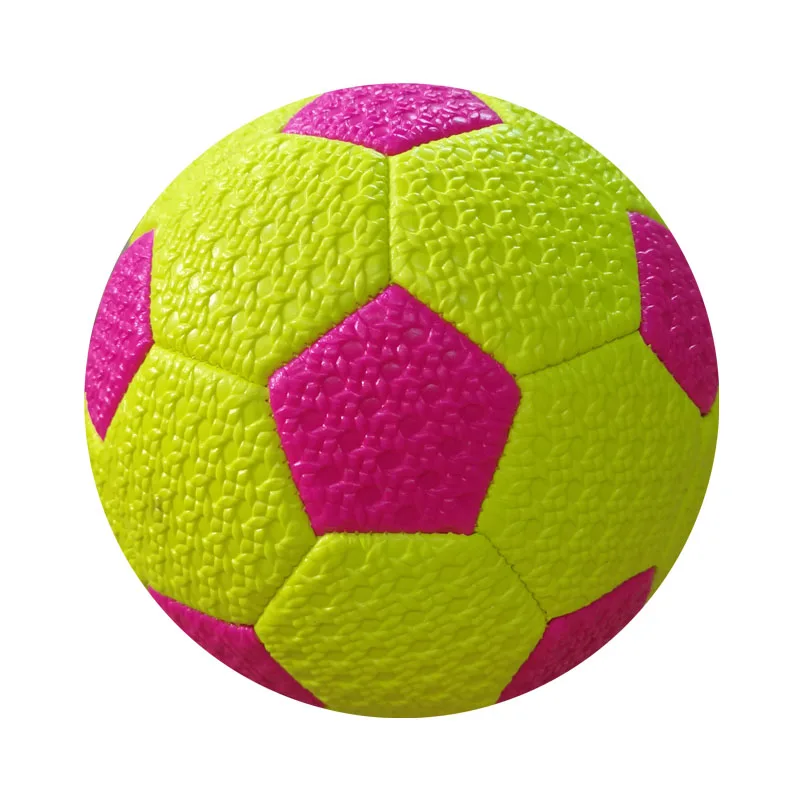 Entertainment gifts 2.5mm pvc kids woven pattern green color size two mini toy football
