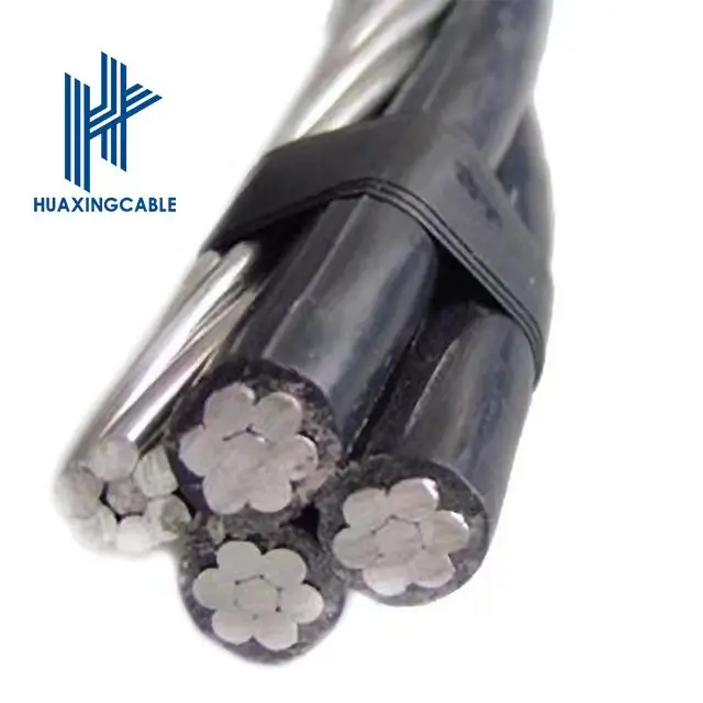 Duplex /Triplex /Quadruplex cable SIP 5 70mm2 Aerial bundle cable Service drop wire Abc overhead cable