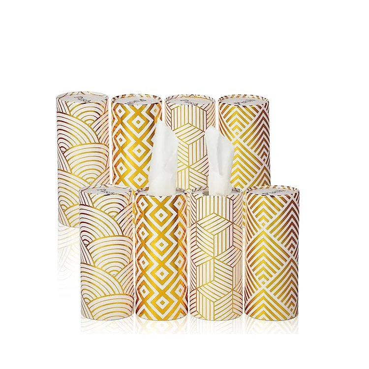 Factory Wholesale Car Cylindrical Box Paper Towel Vehicle Mounted Tissues