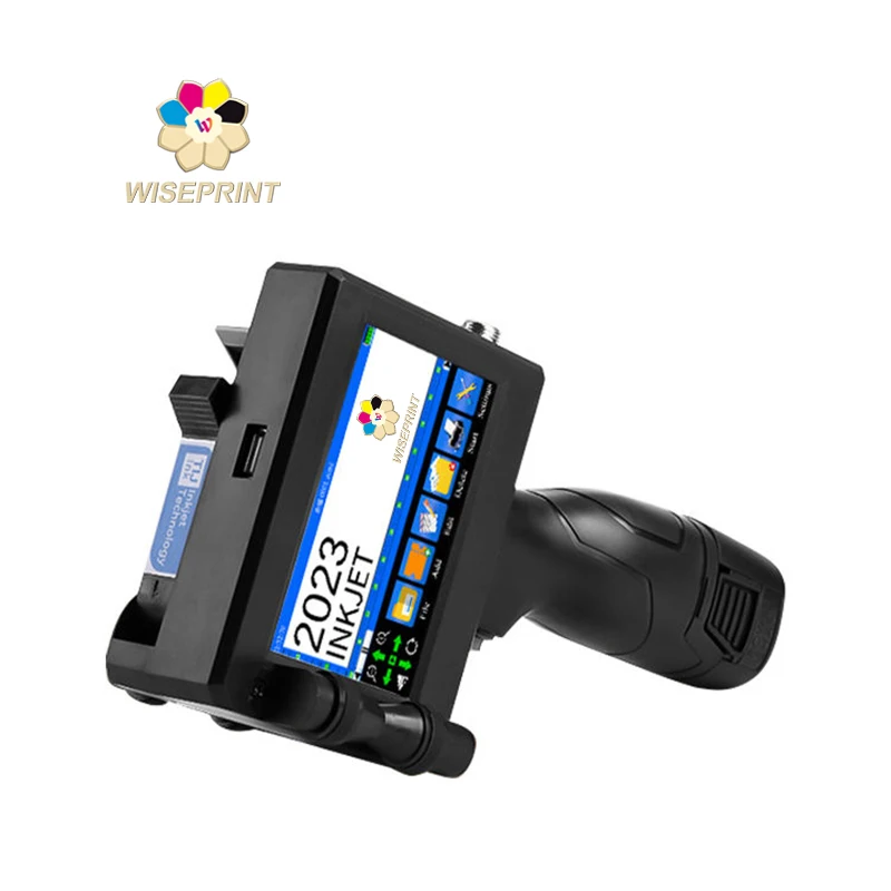 WISEPRINT Portable Hand Held Tij Date Printer Coding Handheld Printer Inkjet Printers
