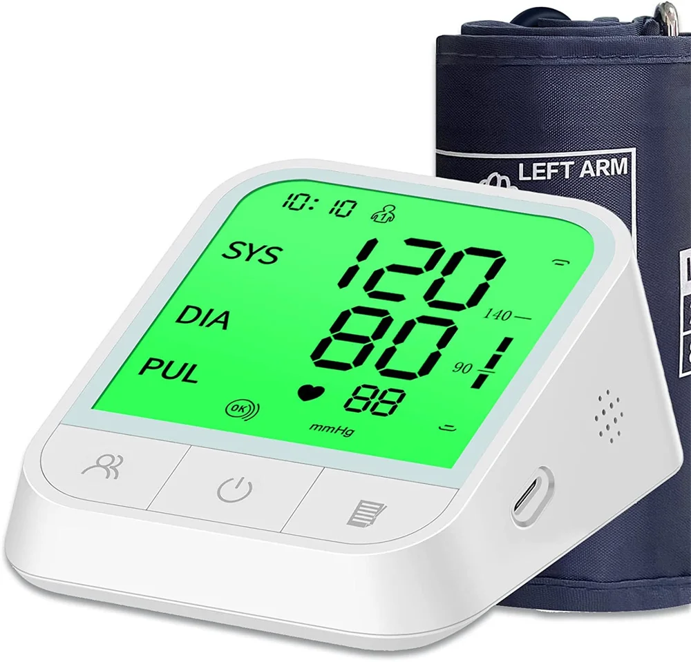 Automatic Digital Bp Machine Sphygmomanometer Electronic BP Monitor Blood Pressure Machine Upper Arm Blood Pressure Monitor