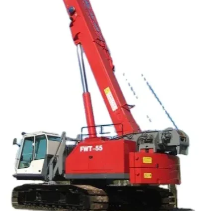 China Original  Brand 55Ton FWT-55 Crawler Crane  Booming Crane with 10.8-38m Boom Length in Stock