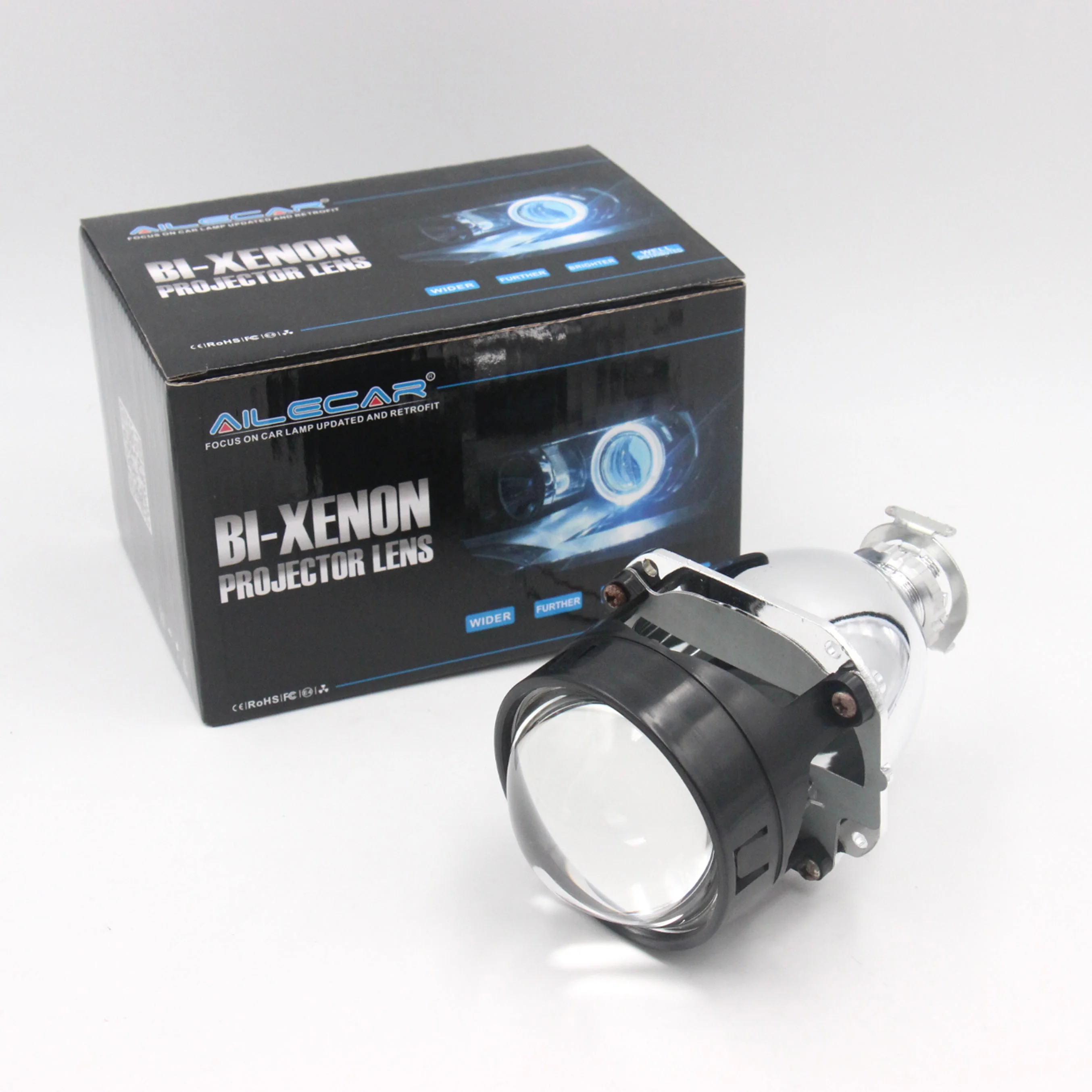 Wholesale 2.5' Super version H1 HID Bi-xenon Projector Lens LHD /RHD Car Lighting System 2.5 inch Hid Projector Headlight