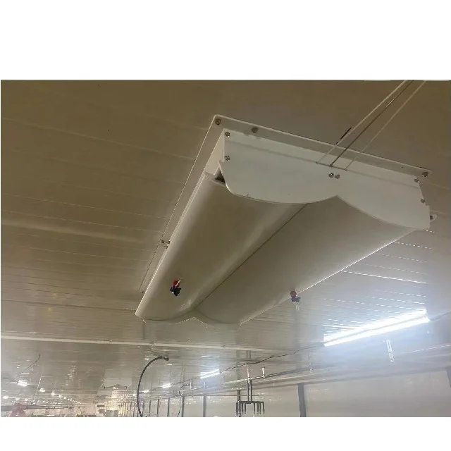Piggery Farms Ceiling Ventilation Window White Roof Mounting Butterfly Type Air Inlet for Poultry Chicken House