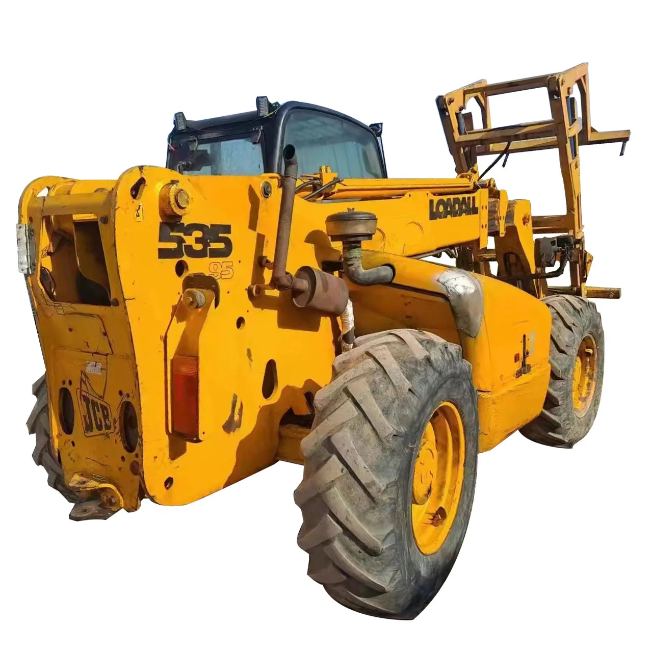 Многофункциональный использованный телескопический погрузчик JCB 535-95 с высокой рабочей эффективностью оригинальный 9 5 М Jcb 3.5Ton вилочный