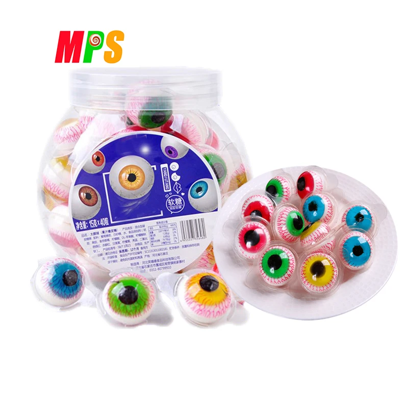 Individually Wrapped Large Fruit Jam Filled Gummies Jelly Gummy Sweet Sour Glucose Halal Certified Bulk Packed Soft Candy