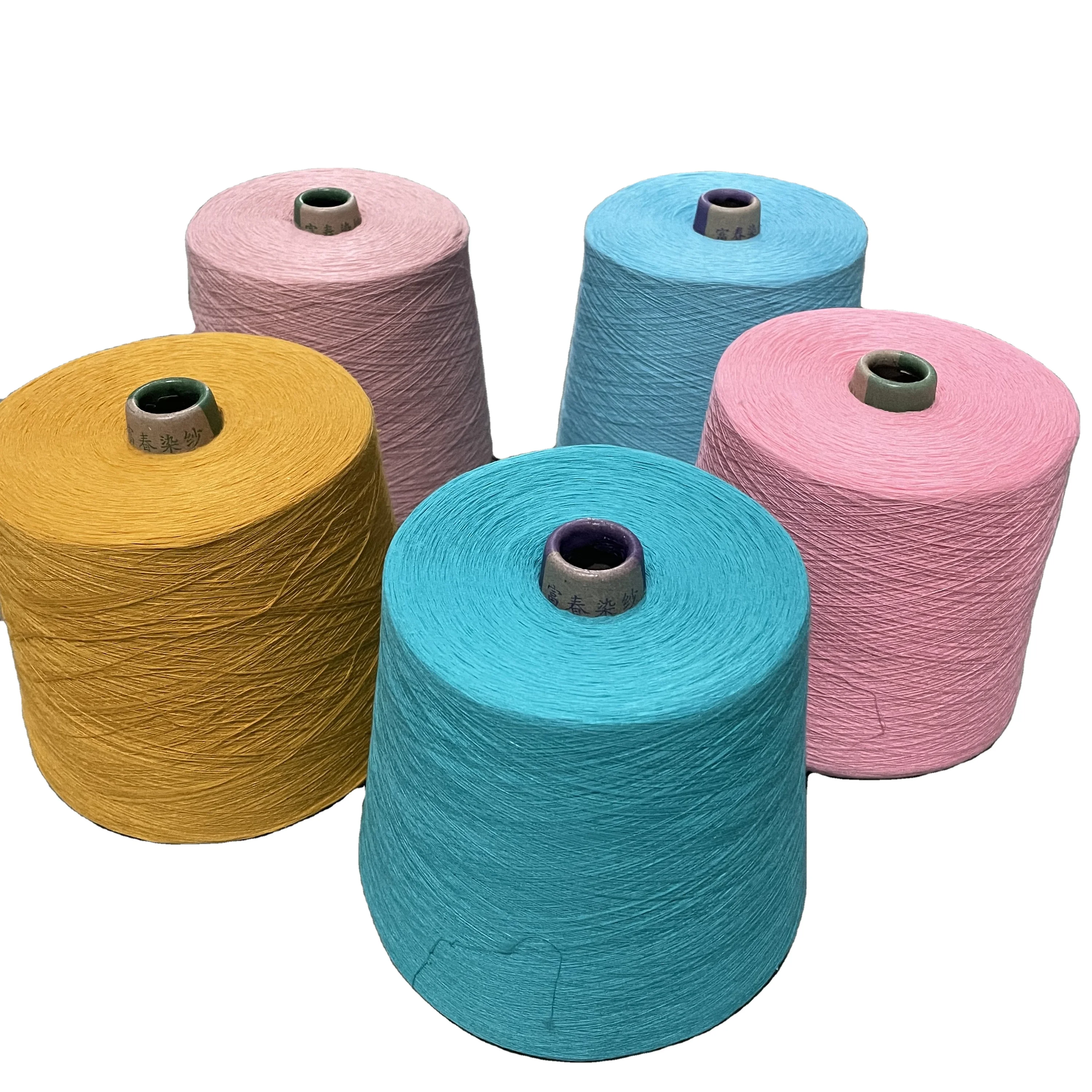 100% Cotton Color Combed Cotton yarn 32S Weaving Ring Spun Knitting Yarn cotton