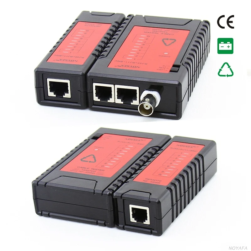 Adjustable Testing Speed Network Cable Continuity Tester Telecom Tool NF-468B