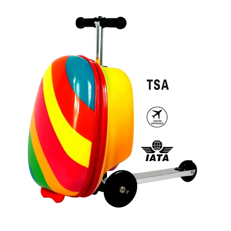 Cheap kids suitcase High Quality Folding three Children Kick Scooters Wholesale luggage Kids Scooters