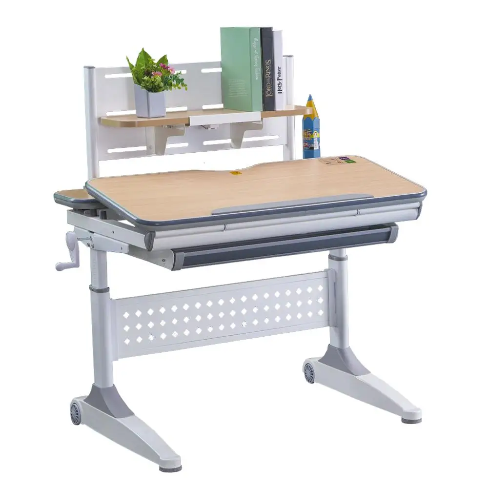 Growing  kids study table workstation home student drawing table set