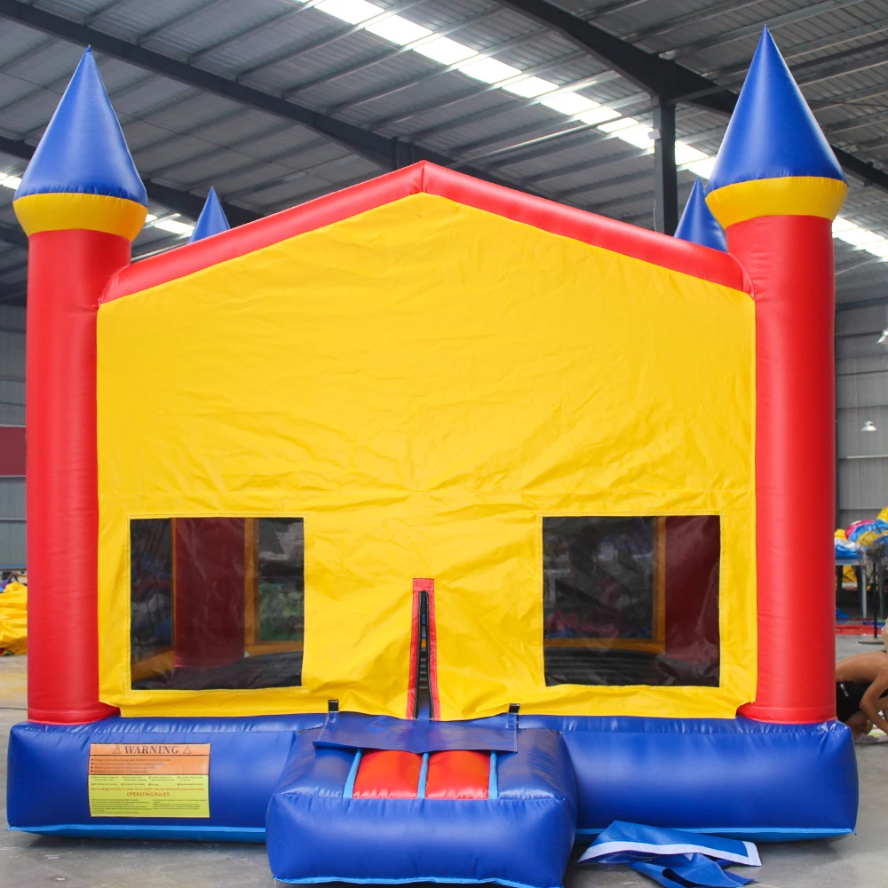 Commercial Bounce House Inflatables Combo Bounce House And Wet Dry Slide Bounce House Water Park