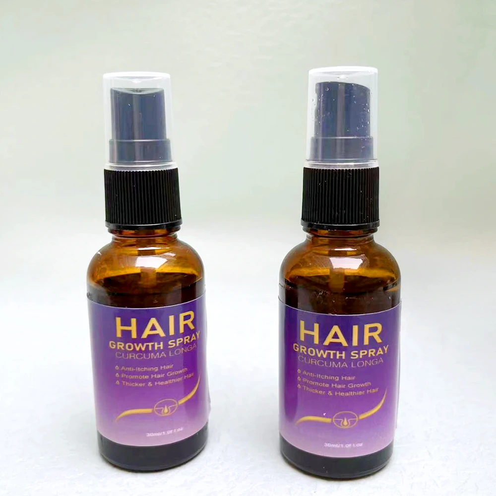 7 Days Turmeric Hair Growth Spray Fast Hair Growth Treatment Hair Growth