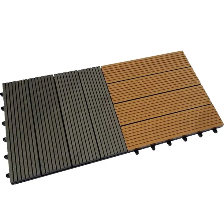 300x300x21mm outdoor  DIY wpc  wood plastic composite tiles for garden