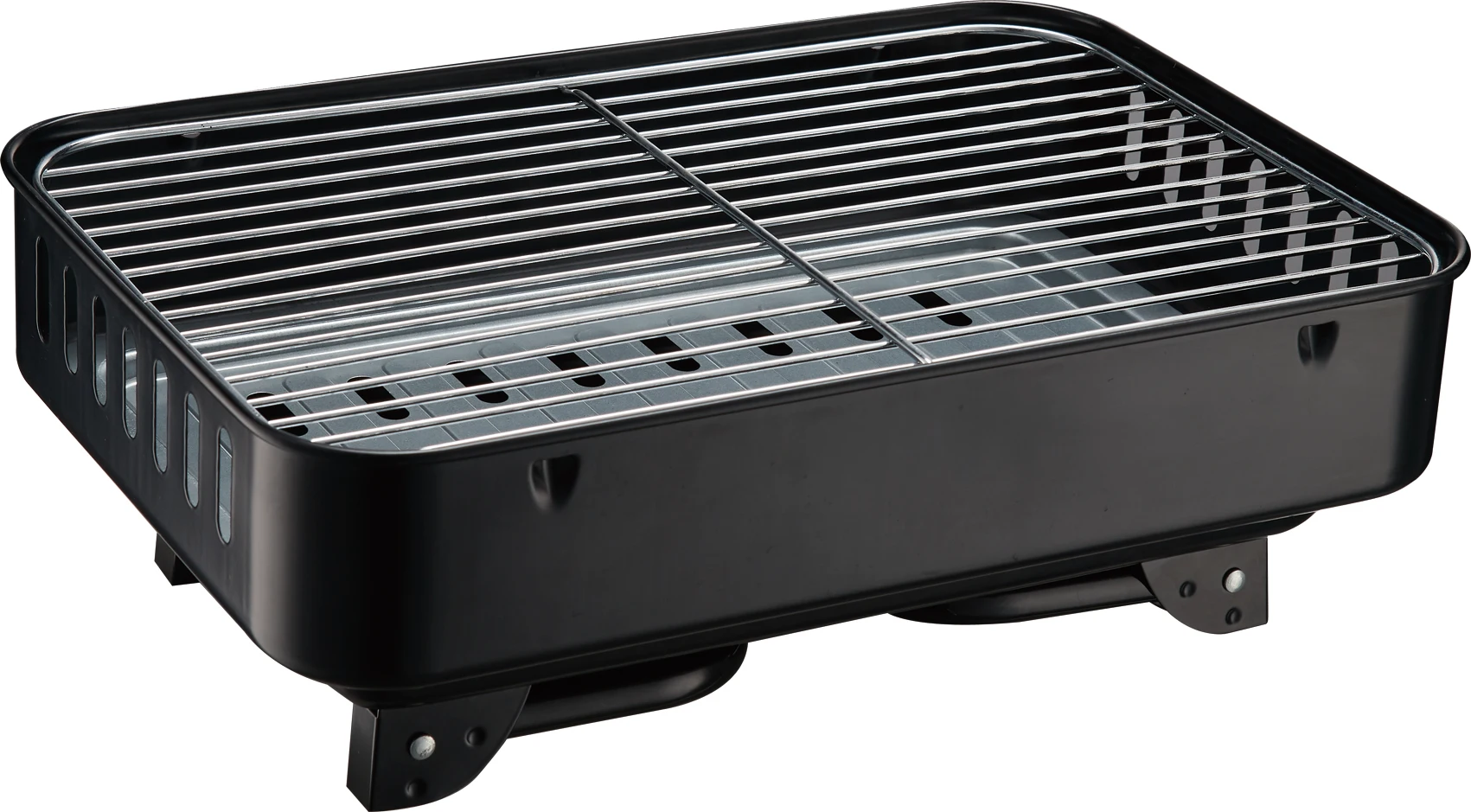 Portable stainless steel charcoal BBQ barbecue grill indoor outdoor hibachi grill for restaurant & parties camping