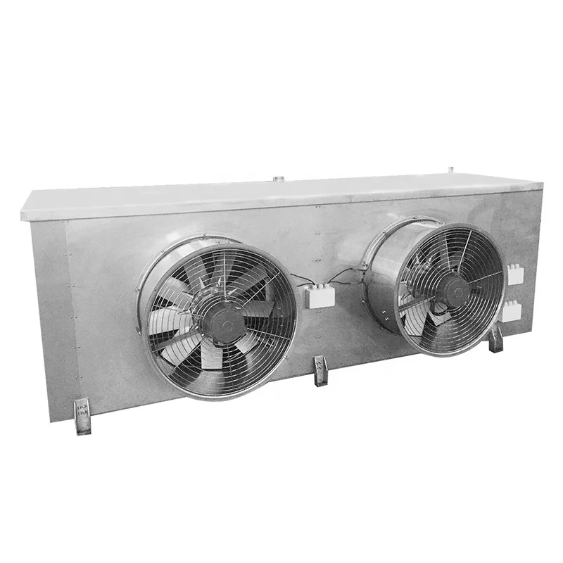 DJ series 2 fans cooling coil 4 fpi ceiling mounted evaporator for cold storage