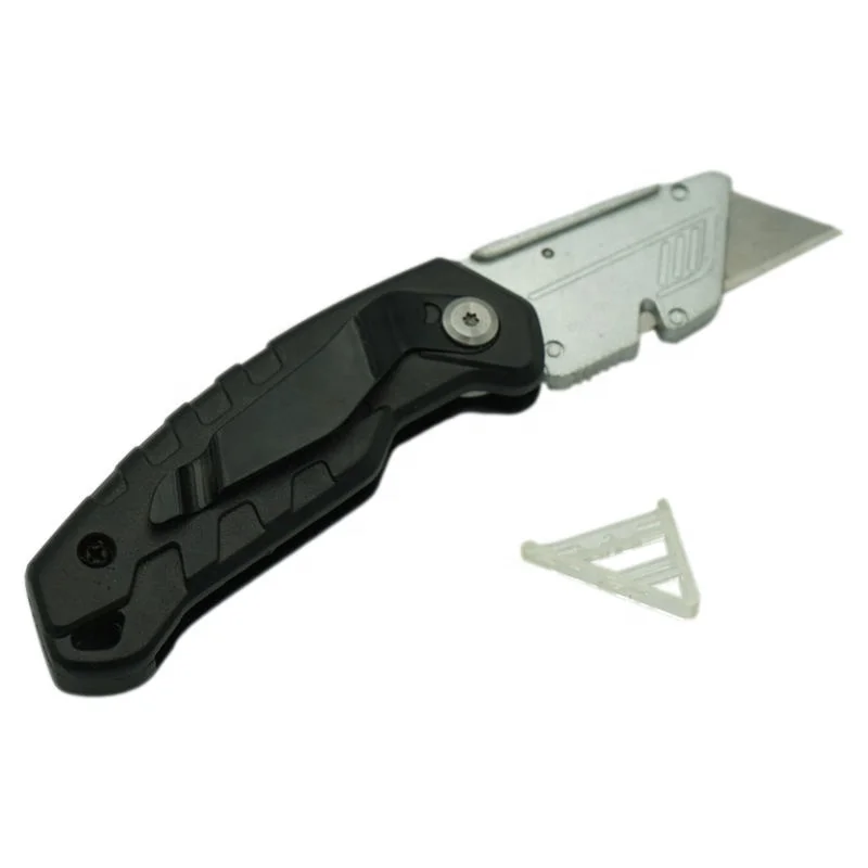 Hot Selling Items Multifunction Foldable Aluminum Handle Camping Universal Mini Folding Cutter Utility Knife for cutting paper