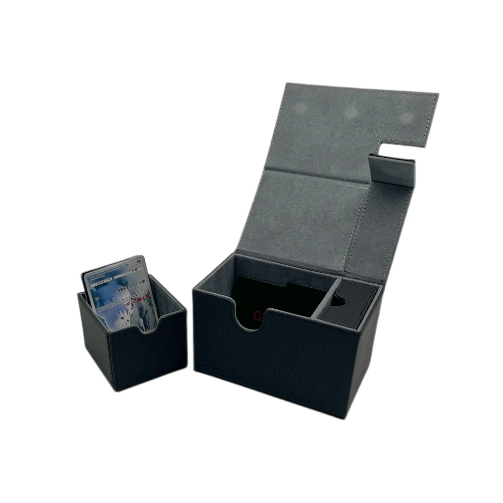 Luxury Custom Playing Card Deck Box Trading Card Storage Game Board Paper Card Plastic Box for Tarot Mtg Poke Mons Tcg Yugioh