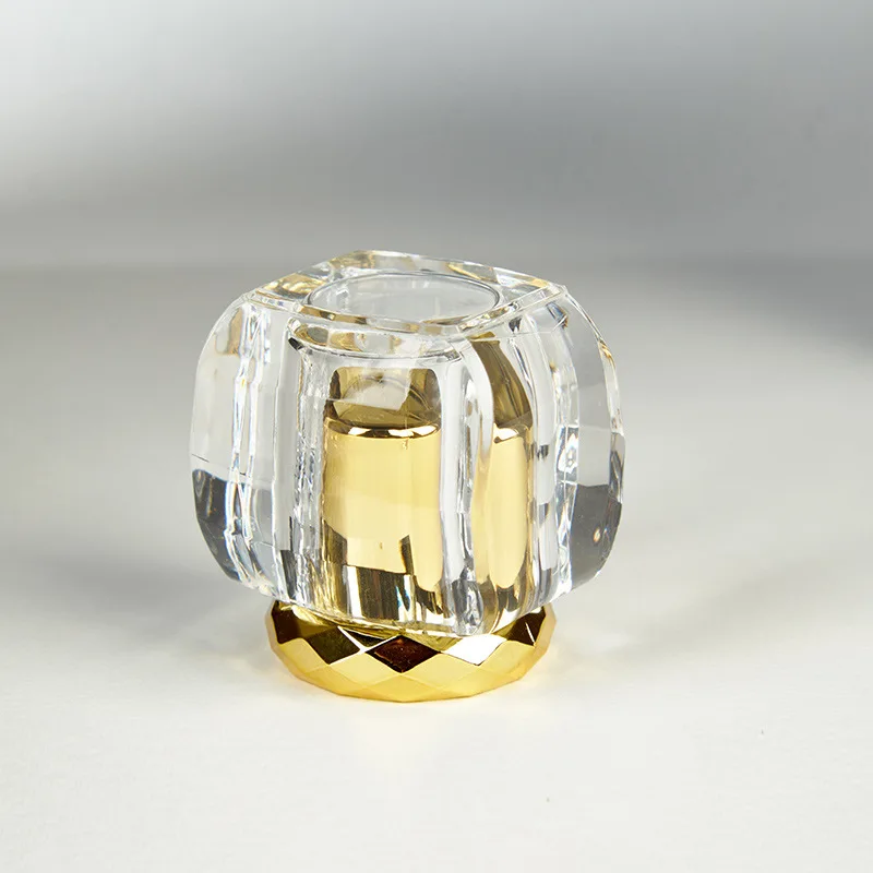 Manufacturer of clear Perfume Cap square Cube Bottle Free Samples