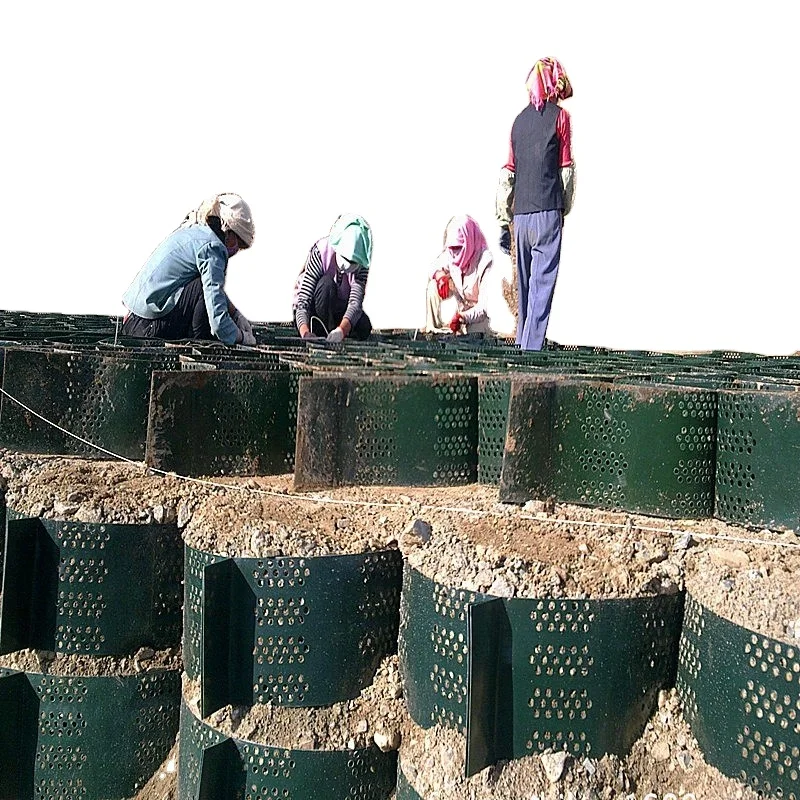 Gravel grid geocell retaining walls manufacturer