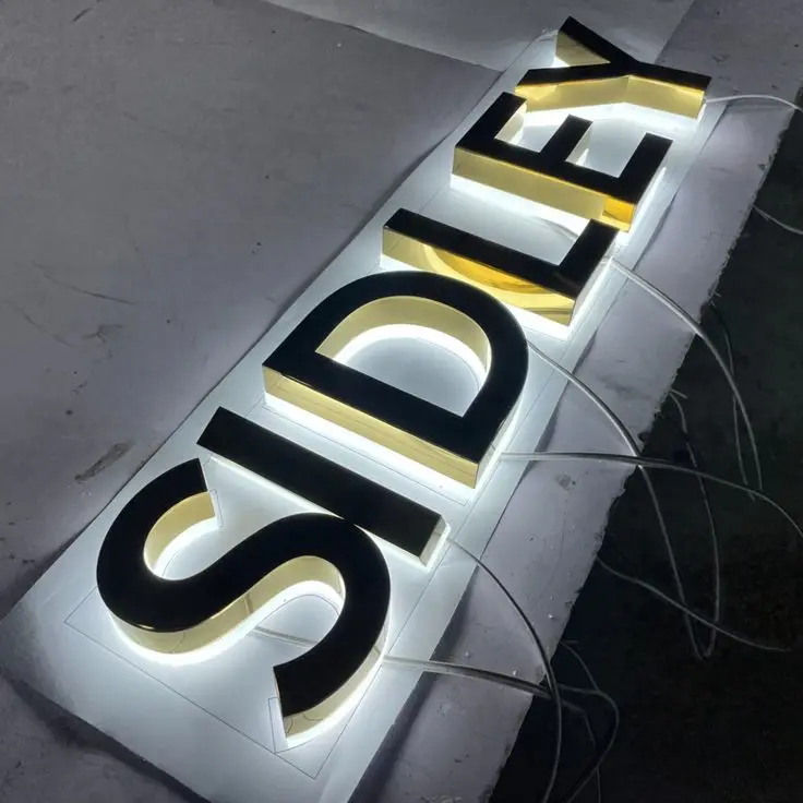 Koncept Custom 3D Letter Shop Signs Luminous Building Business Signs Logo Outdoor Storefront LED Letters