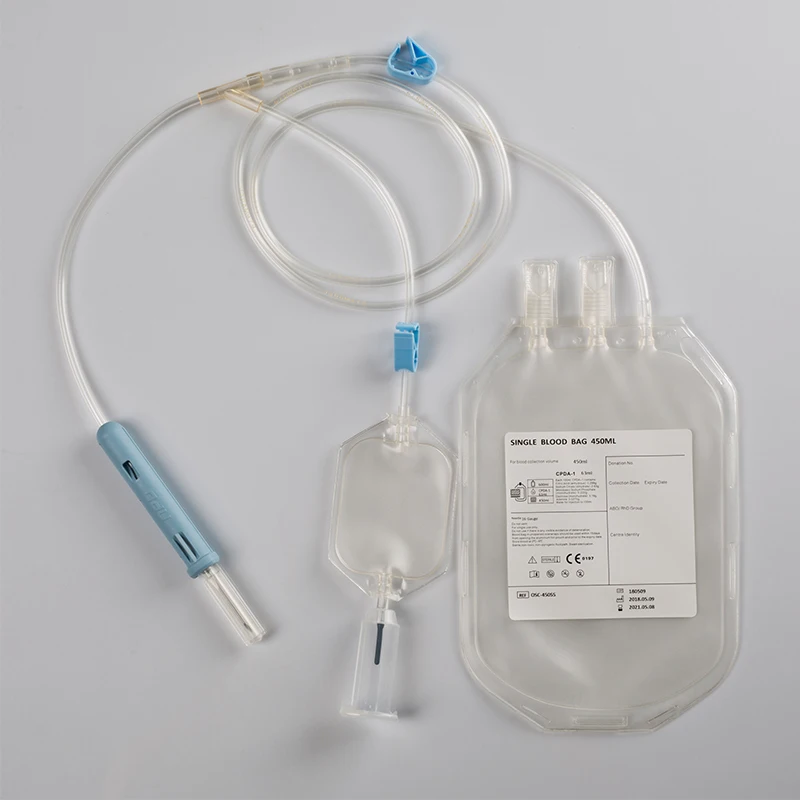 Medical Blood Transfusion Bag CPD CPDA 250ml 350ml 450 ml 500ml Blood Collection Bag
