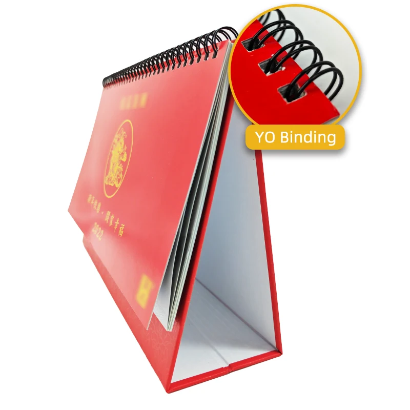 source factory custom table calendar 2024 2025 Chinese print monthly calendar desk calendar