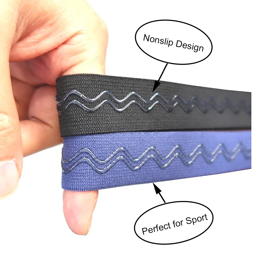 Wholesale Knitted Grip Sport Headband Yoga Elastic Hairband Workout Headband For Women