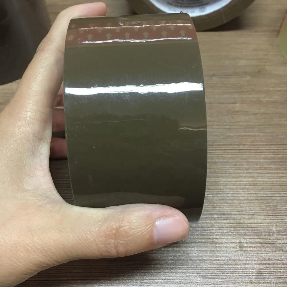 BSCI Factory coffee Bopp brown sealing tape self adhesive tape 48 mm width