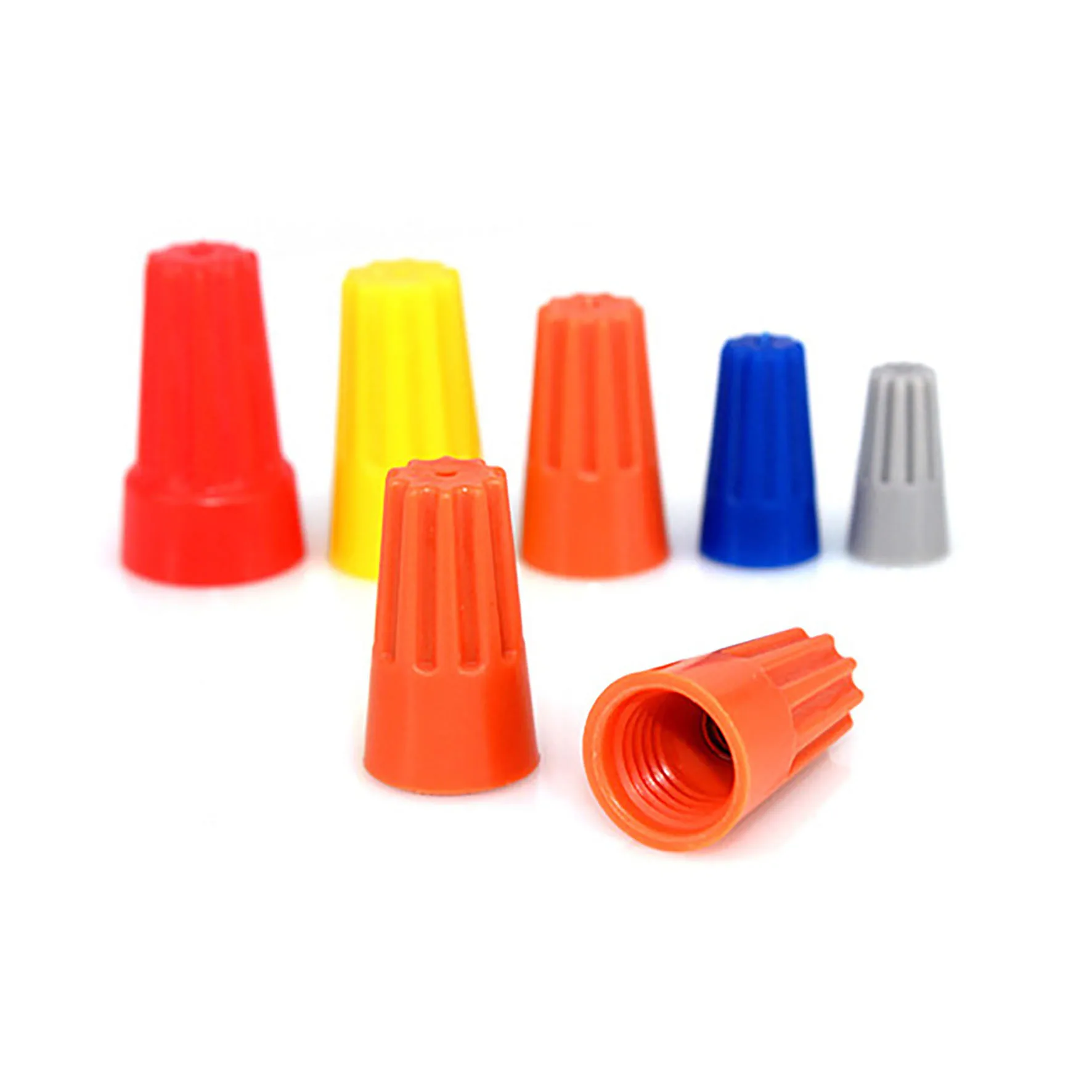 Gray Screw On Wire Connectors Insulation Wire Connectors Twist On Barrel High Quality Electrica Winged