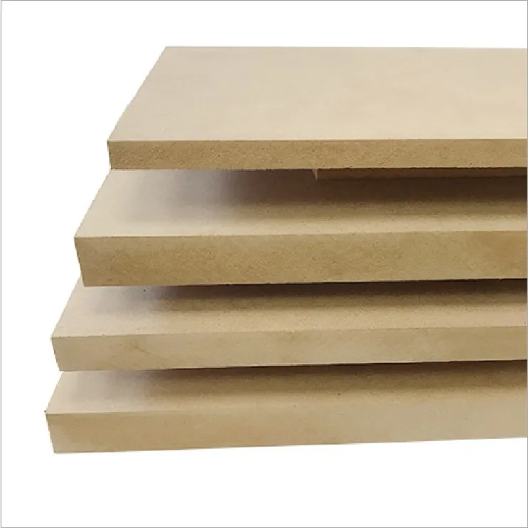 1220 x 2440mm White Laminated 4x8 Melamine MDF  board for Furniture