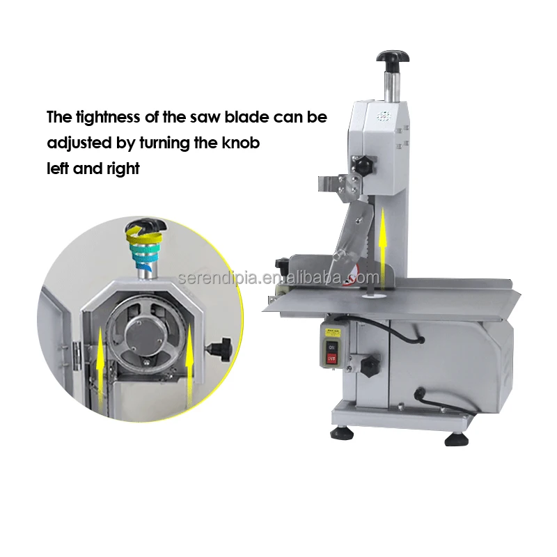 Electric Bone Saw Pork Frozen Meat Cutting Machine / Poultry Bone Saw Sawing  Machine