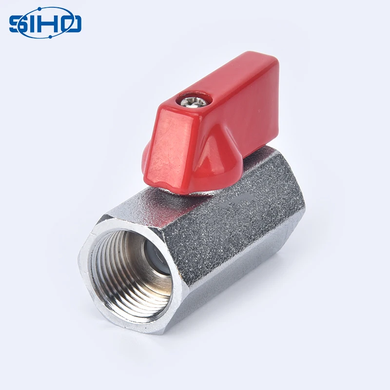 3/8 Inch stainless steel 304 cw617n mini ball valve with female thread