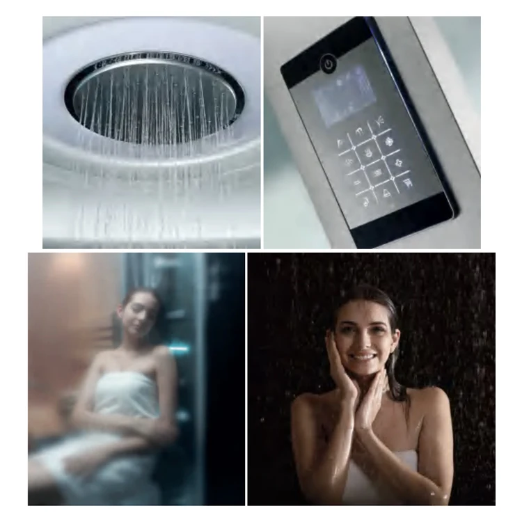 Wholesale Best Quality Complete Steam With Indoor Massage Corner Luxury Acrylic Shower Rooms