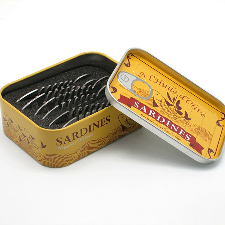 China quality manufacturer custom food grade tin box for fish and sardine packing