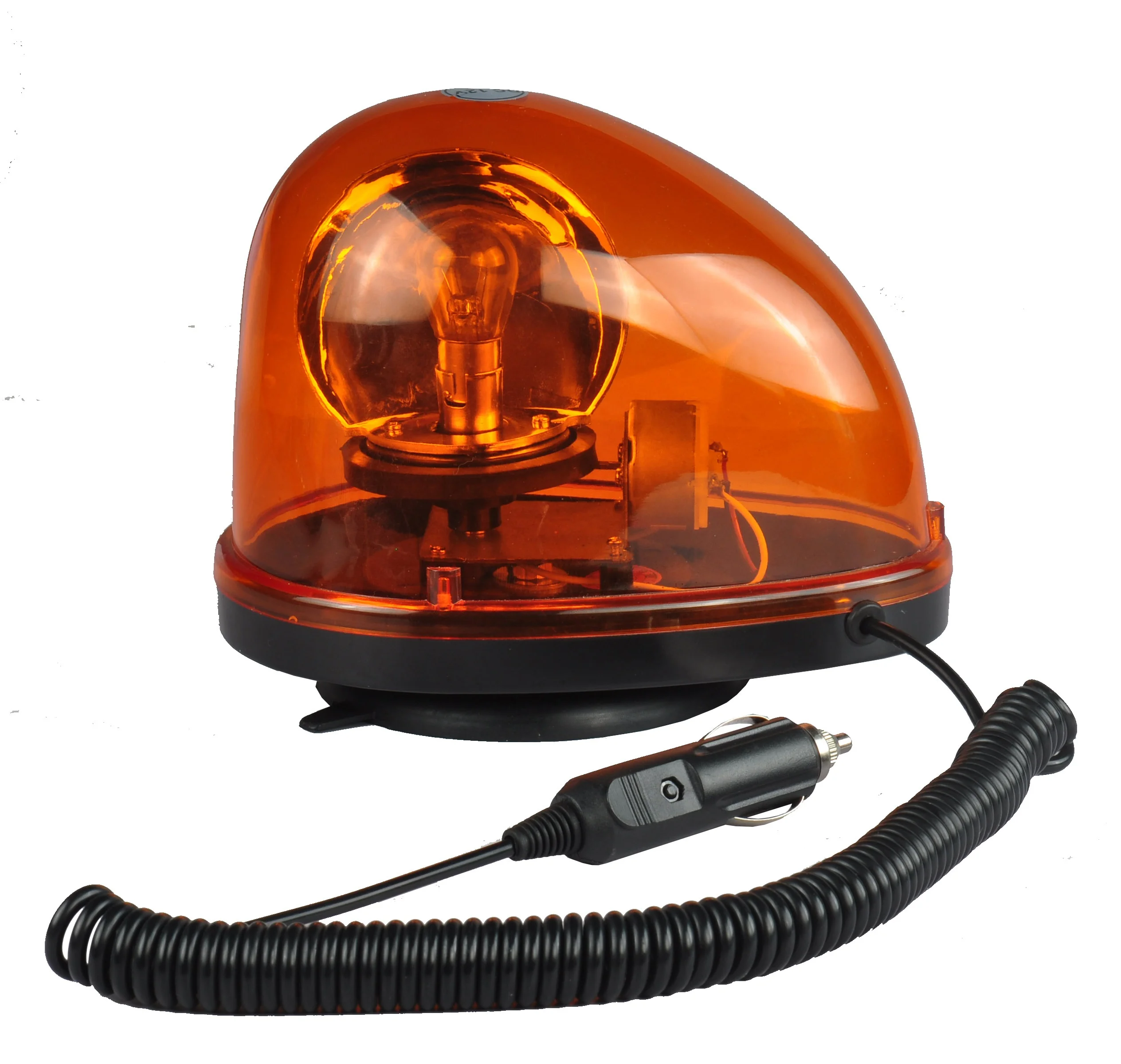 Wholesale 12V/24V halogen rotating emergency light ,Magnetic safety snail revolving  lamp