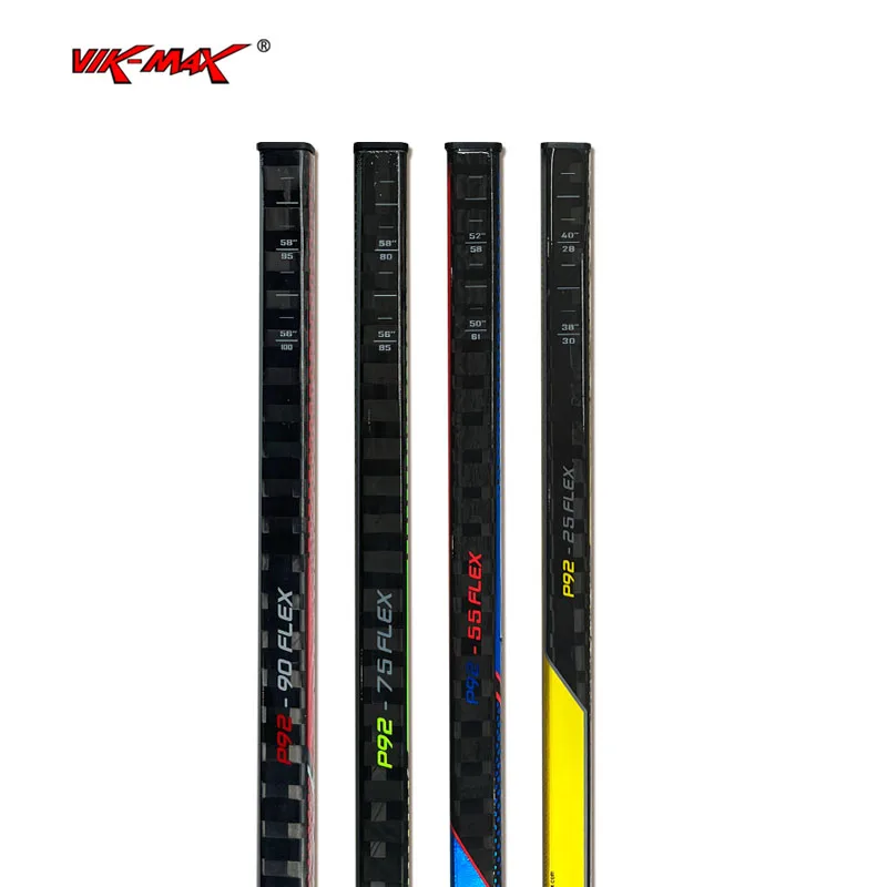2023 Hot Sale Vik-Max 24K Full Carbon Hockey Sticks 126 cm length flex 25# for Children
