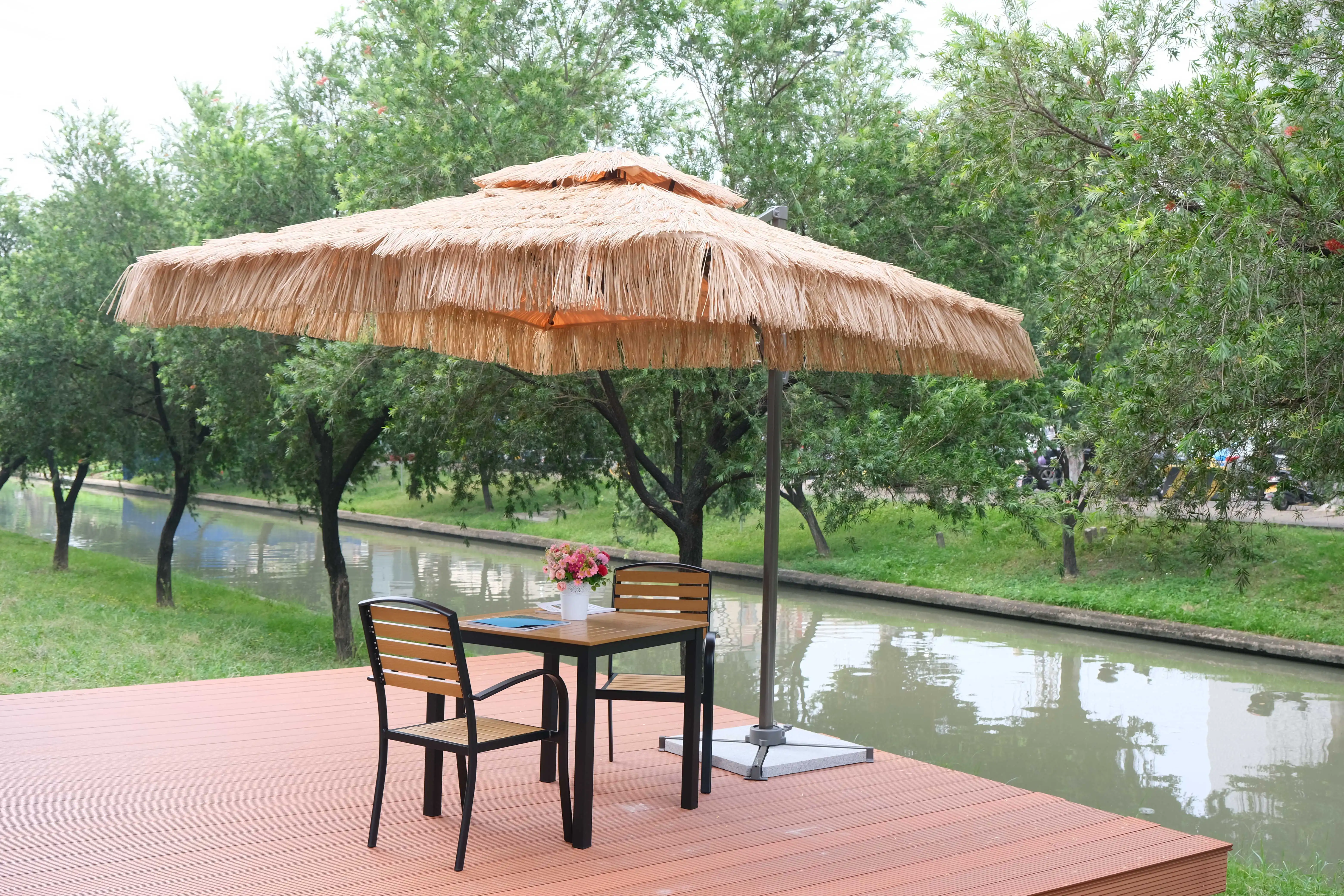 luxurious beach patio umbrella umbrella outdoor stand custom outdoor patio decking thatch beach umbrella furniture parasol