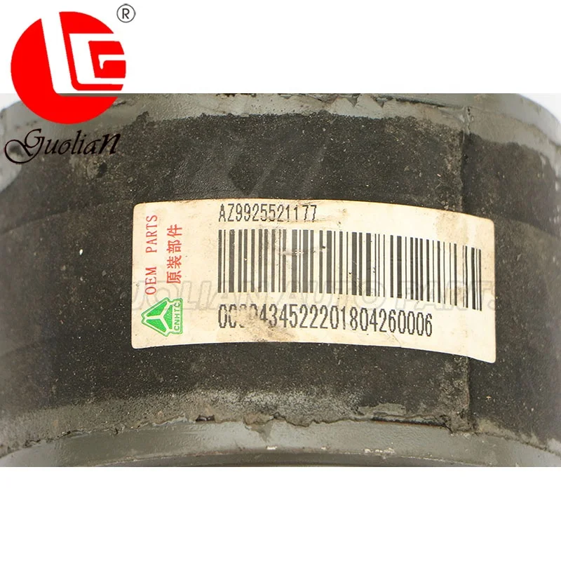 Тяжелый грузовик, крутящий момент, втулка AZ9925521177 Sinotruk, резиновая втулка Подвески HOWO