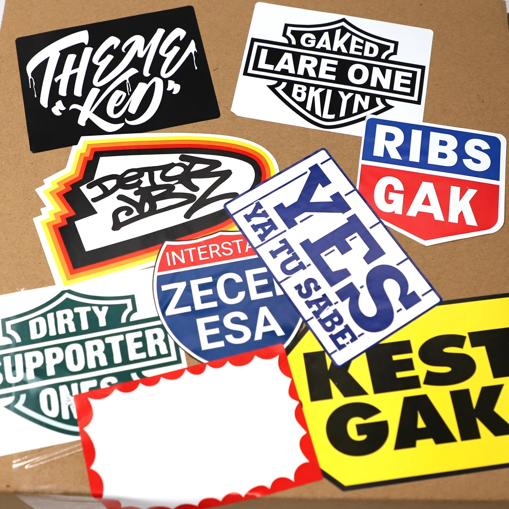 Custom Uv Proof Ink Printing Egg Shell Die Cut Stickers Sheets Personalized Graffiti Label Destructible Vinyl Eggshell Sticker