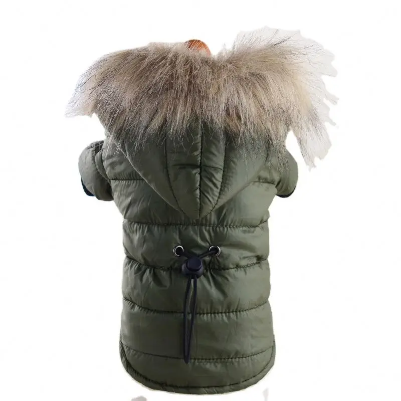 Manufacturer Wholesale Small Pet Down Jacket Warm Button Design Cotton Winter Dog Jacket
