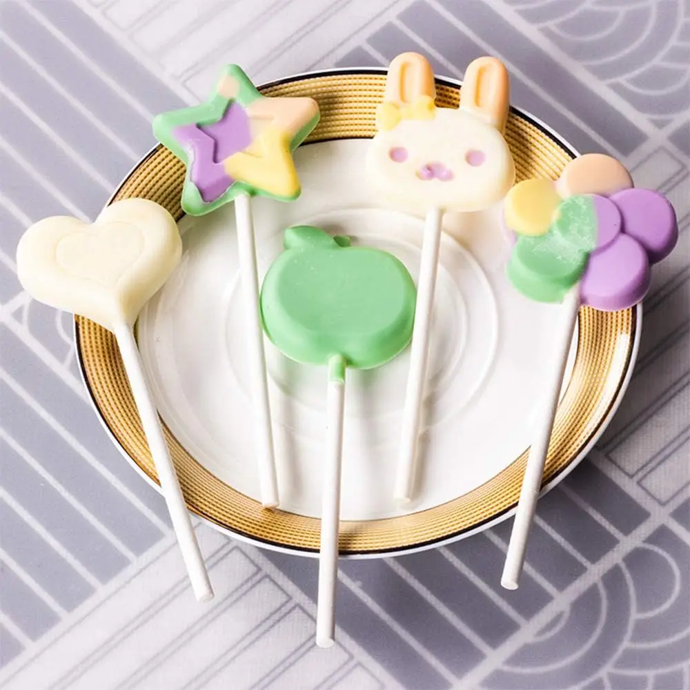 DIY Round Wedding Lollipop Cake Pops Making Tools, colorful Lollipop Sticks