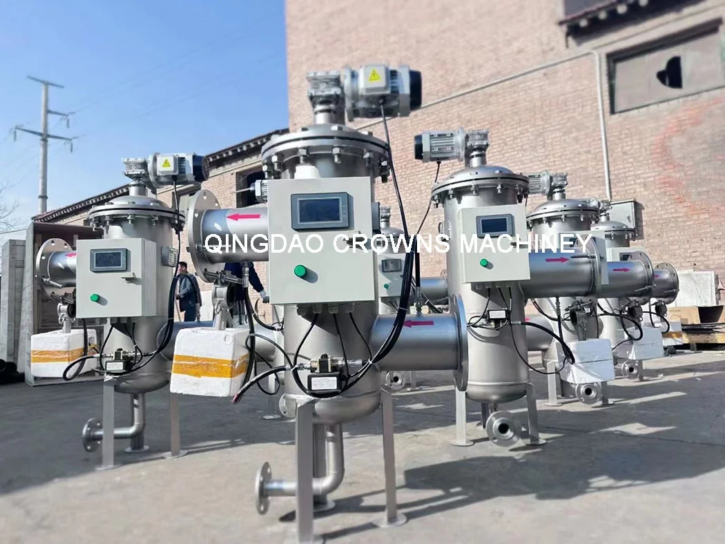 China supplier Automatic self cleaning brush filter stainless steel 304 self-cleaning filter For paint emulsion filtration