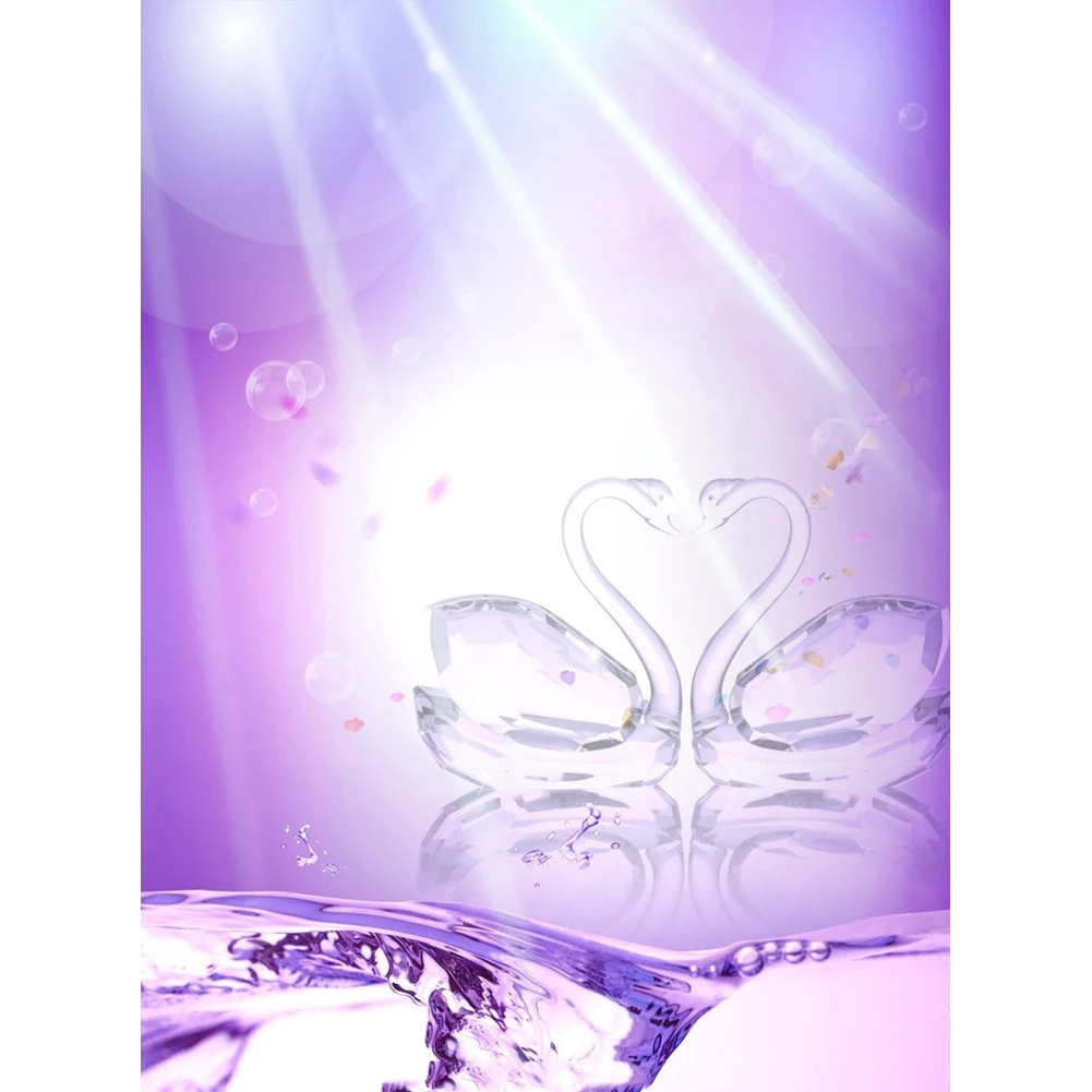 2021 Factory Original Good Price 5d Diy Point Drill Purple Crystal Diamond Painting From China