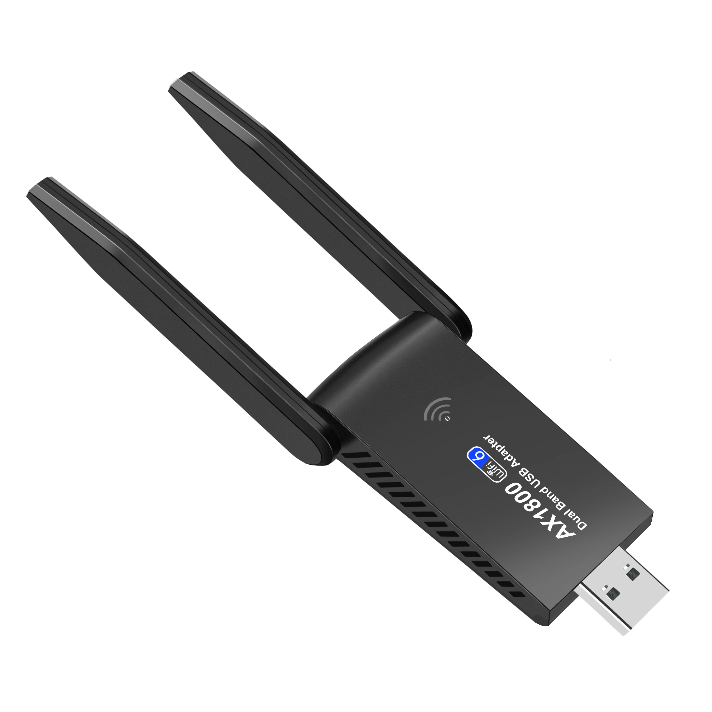 1800Mbps High Speed 802.11AX WiFi6 USB3.0 WiFi 6 Wireless USB WiFi Adapter Dual External Antenna